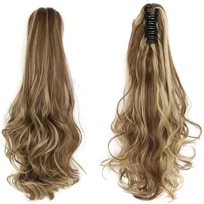 Luxora Long Ponytail Clip On Hair Clamp Extension 22 Inch