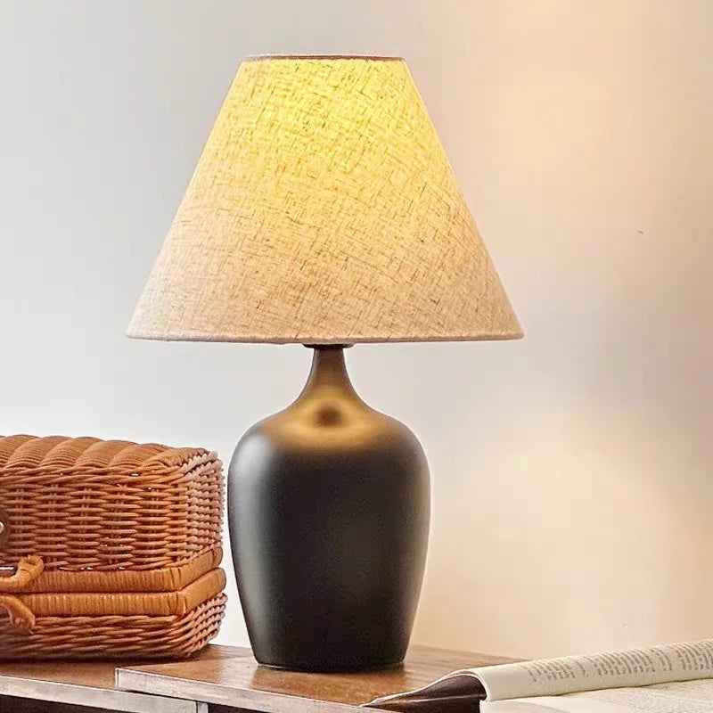 LuxRoyale Song-Vase Table Lamp Meiping-Inspired Minimalist Bedside Lamp For Calm Modern Spaces