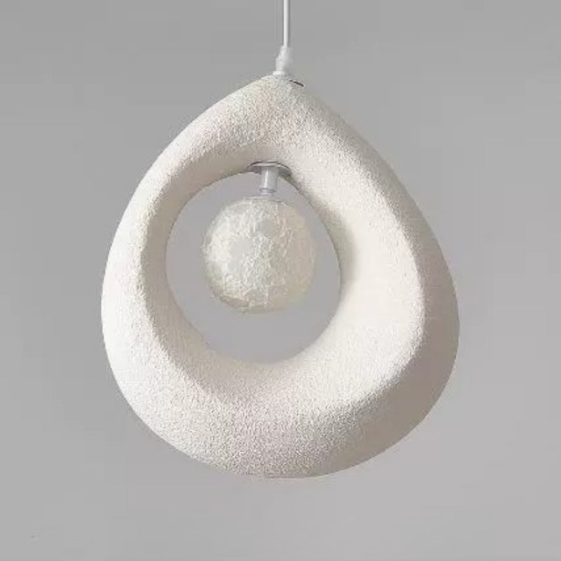 Royelux Wabi Sabi Teardrop LED Pendant Light - Modern Minimalist Hanging Art Lamp