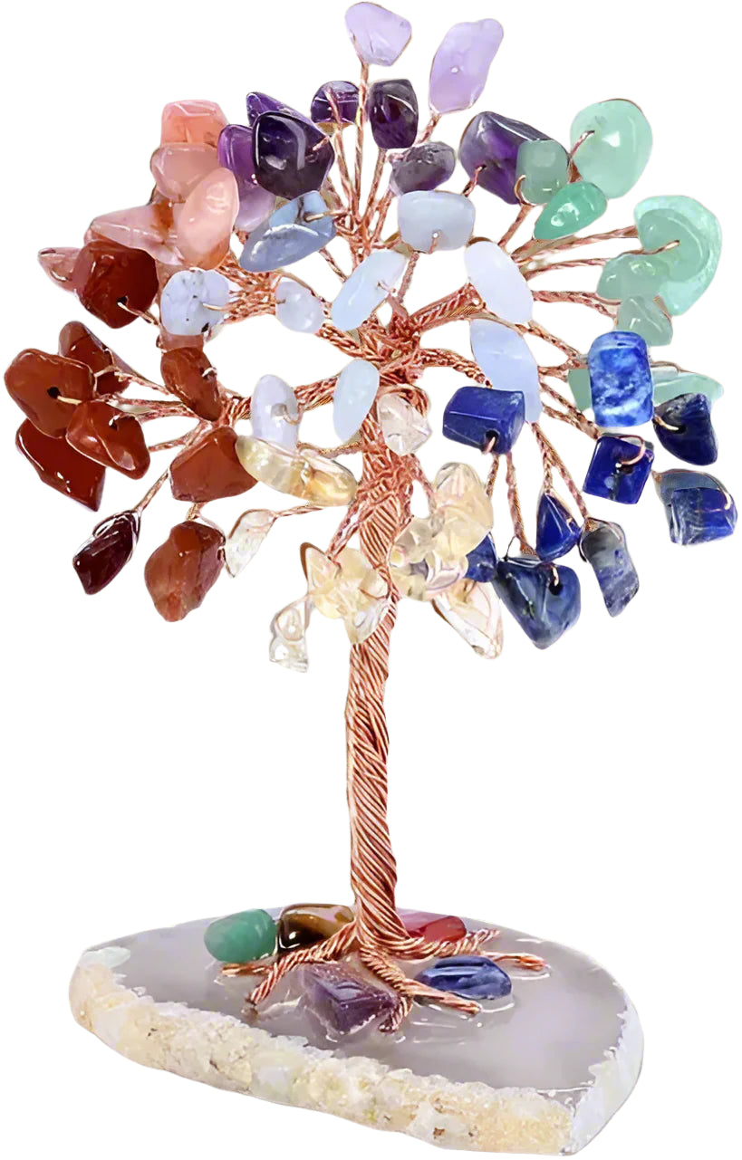 Royallure Crystal Money Tree – Amethyst Healing Gemstone Tree - Caishu