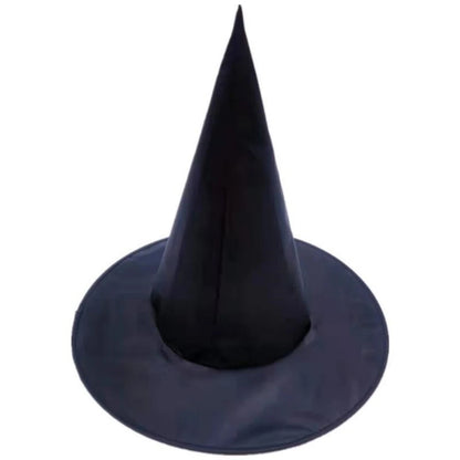 Rayvia Black Wizard Hat Halloween Costume Party Prop for Adults and Children