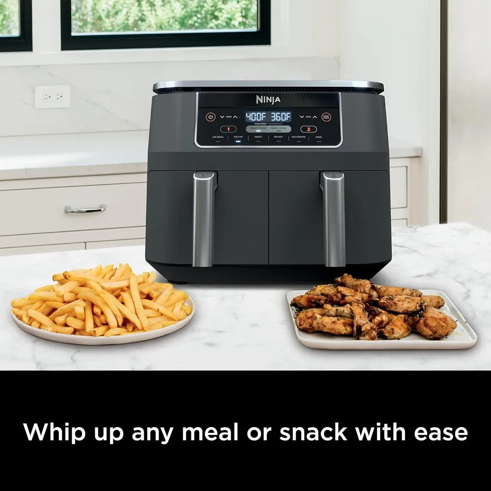 Royallure Air Fryer Accessories for Ninja Foodi Dual Zone AF300EU AF400EU 7.6–9.5L