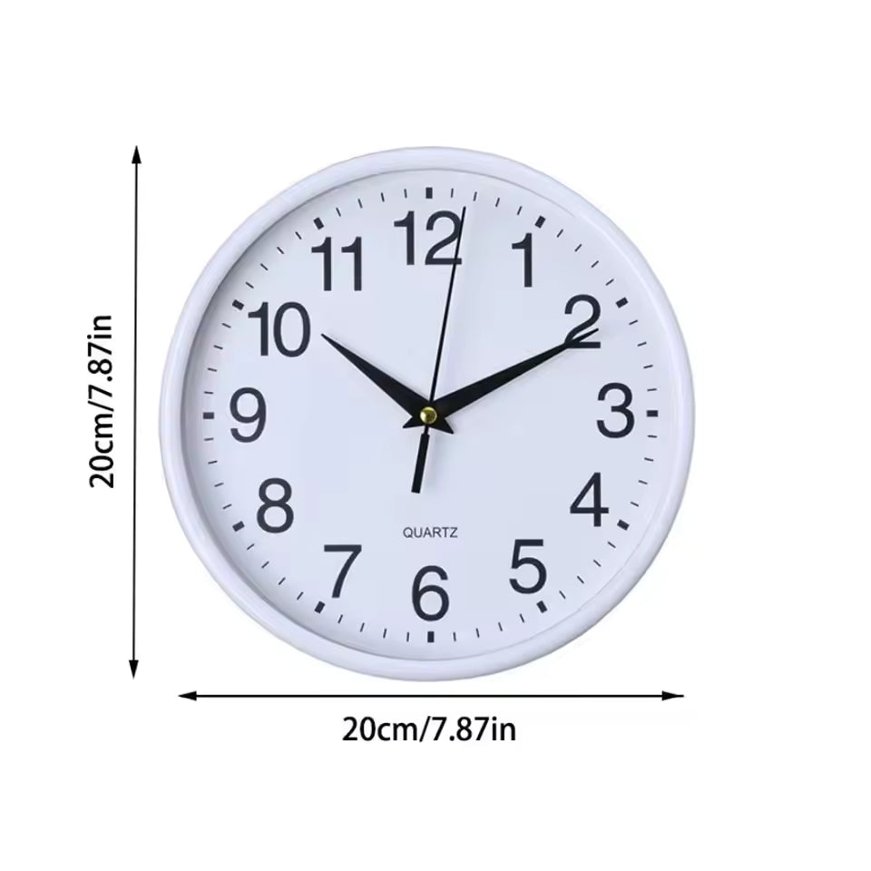 Luxora Silent Wall Clock - Classic Non-Ticking & Easy-to-read