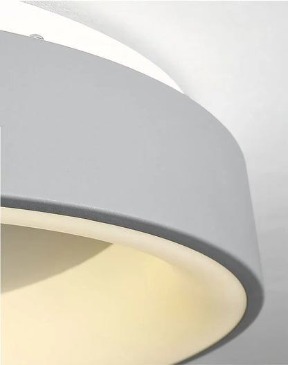 LuxRoyale Modern Flush Mount LED Ceiling Light - Round Fixture for Living Room Bedroom