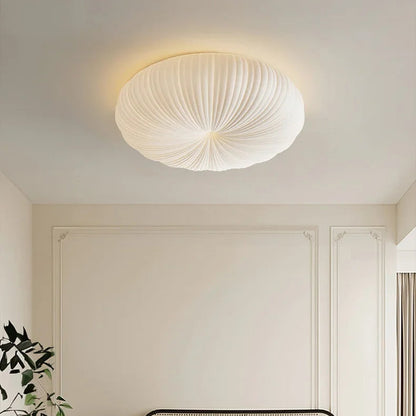 LuxRoyale Dimmable Modern LED Flush Mount Ceiling Light with Remote Control