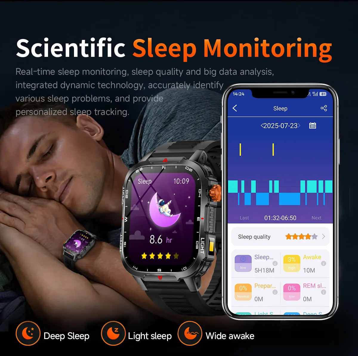 Royaleva AquaPro Swimming Smartwatch – Waterproof Fitness Tracker for Swimmers