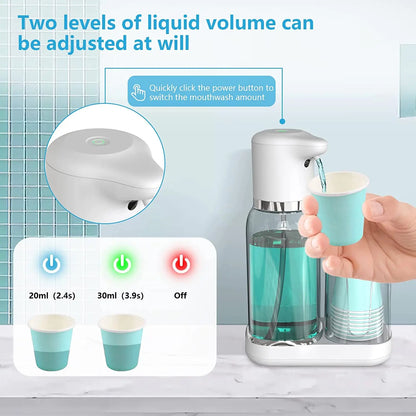 Luxora Automatic Mouthwash Dispenser for Hands-Free Use