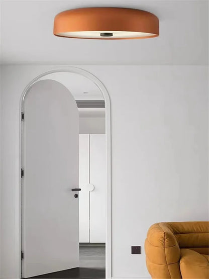 Royaleva Wool Retro Ceiling Lamp With Warm LED Light For Living Room And Hallway, Nordic Minimalist Design