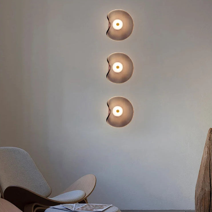 LuxRoyale Modern Minimalist Glass Wall Sconce - Hallway Ambient Glow