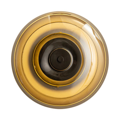 LuxRoyale Nordic Simple Round Gold-Toned Wall Light Circular LED Sconce