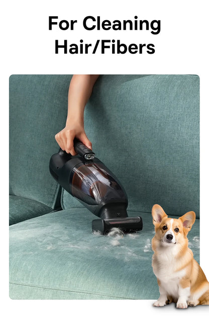 Wireless Car Vacuum Cleaner – Baseus AP02 with Roller Brush & LED Light