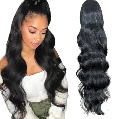 Luxora Long Ponytail Clip On Hair Clamp Extension 22 Inch