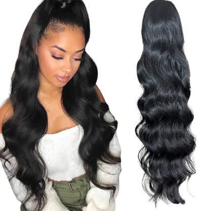 Luxora Long Ponytail Clip On Hair Clamp Extension 22 Inch