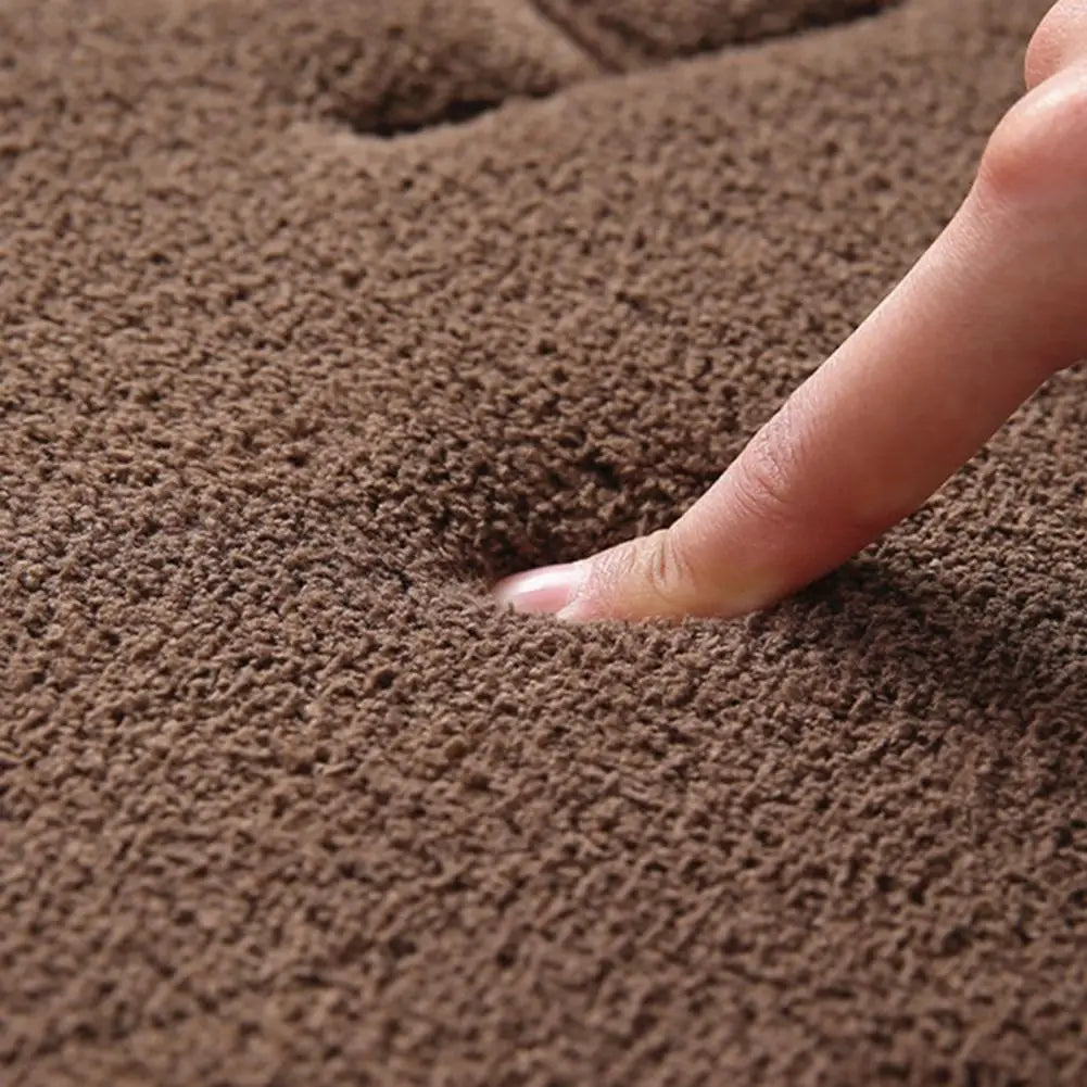 Luxora Memory Foam Bath Mat Set - 3-Piece Ultra-Soft, Super Absorbent, Non-Slip Floor Mat