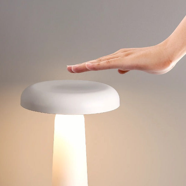 Royelux Cordless LED Table Lamp - Dimmable, USB Rechargeable, Mushroom Design