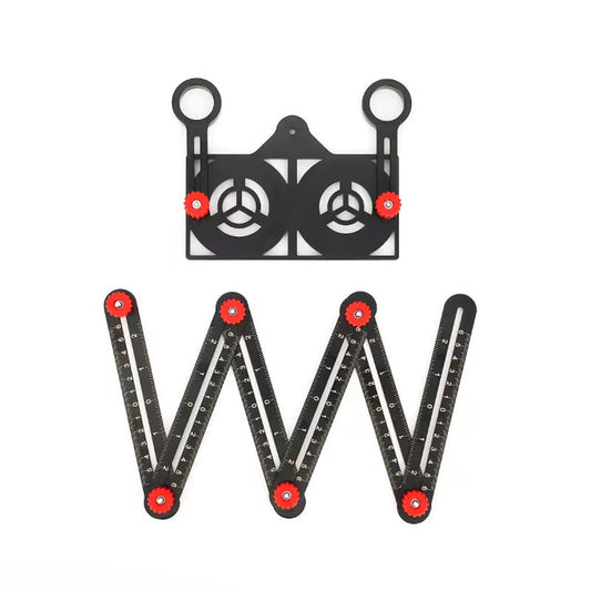 Royaleva Adjustable Aluminum Alloy Tile Work Folding Ruler