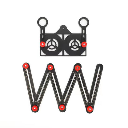 Royaleva Adjustable Aluminum Alloy Tile Work Folding Ruler