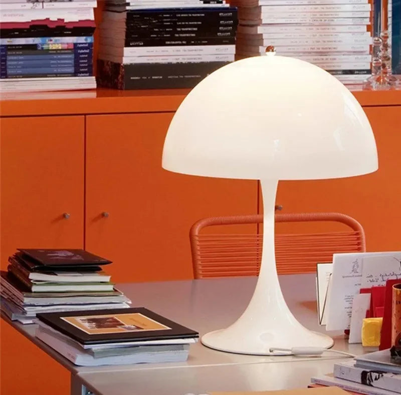 Retro Danish Table Lamp/ Floor Lamp - Iconic Mushroom Design for Modern Spaces - Table Lamp
