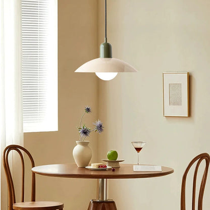 LuxRoyale Nordic Macaron Bauhaus Pendant Light , Modern Minimalist Dome Ceiling Fixture