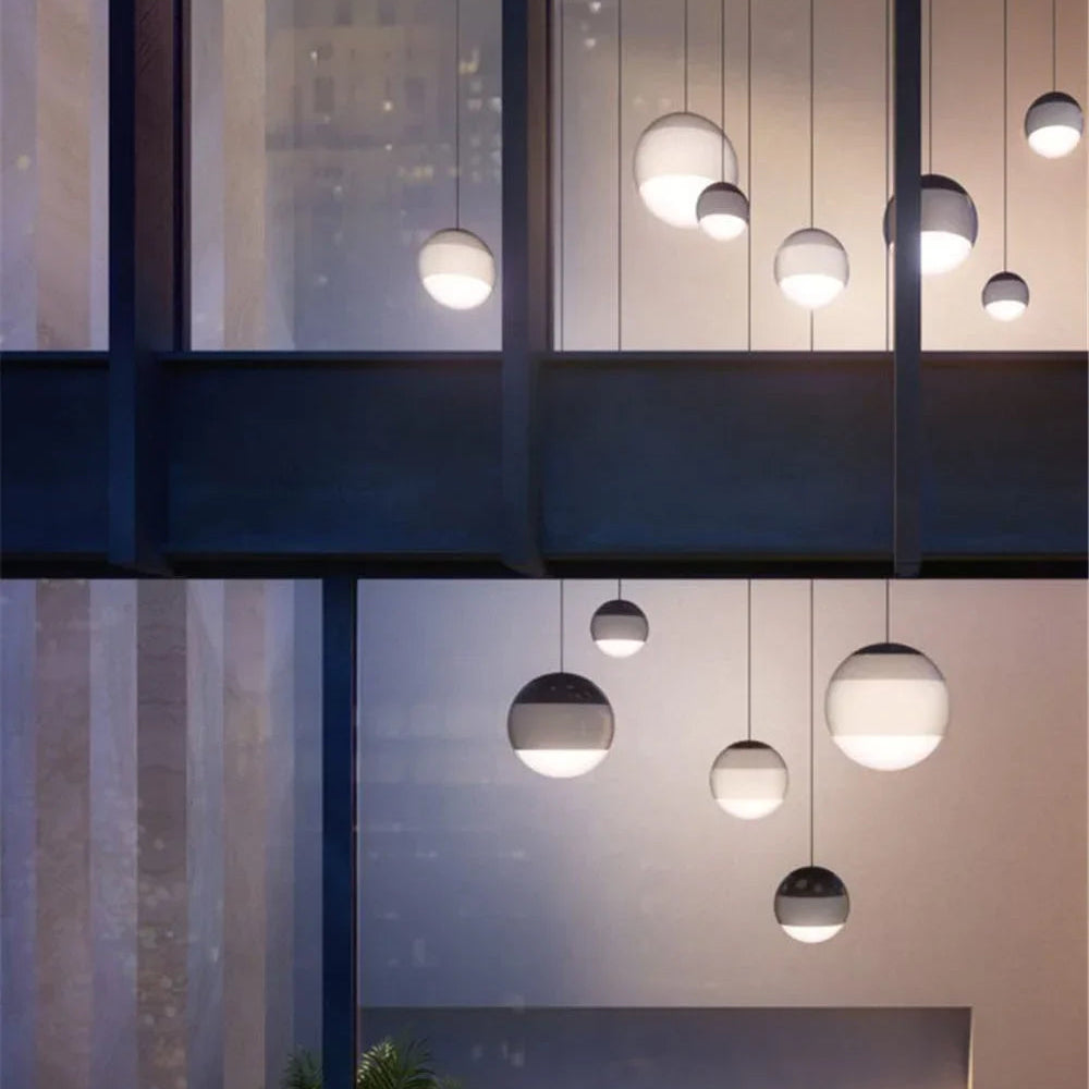LuxRoyale Gradient Glass Pendant Light,  Modern Luxury for  Dining Room And Reading Nook