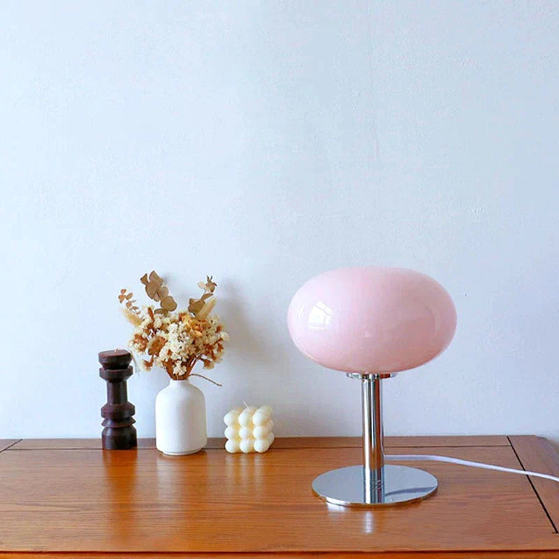 Royallure Lollipop Bauhaus Table Lamp - Nordic Retro & Playful Design - Yellow / Warm Light / USB Chargeable