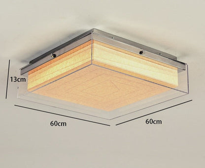 Royelux Modern Dimmable Cube Flush Mount Ceiling Light Fixture