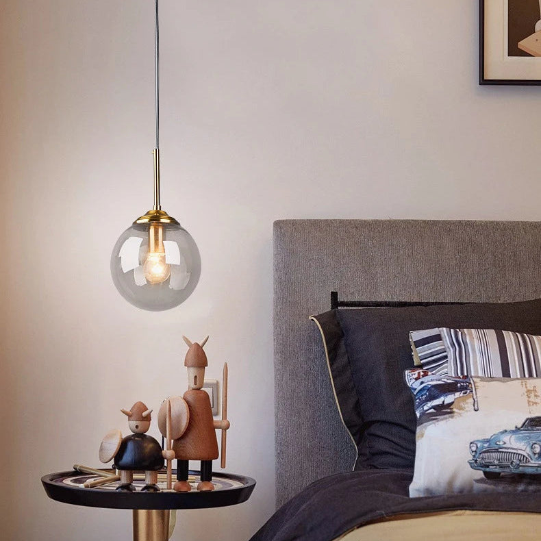 Luxora Modern Nordic LED Glass Pendant Lamp for Kitchen and Dining Room