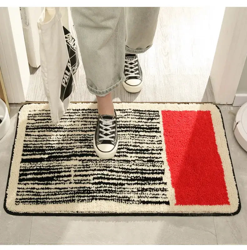 RoyallureAbstract Microfiber Bath Mat – Soft, Absorbent & Non-Slip Rug