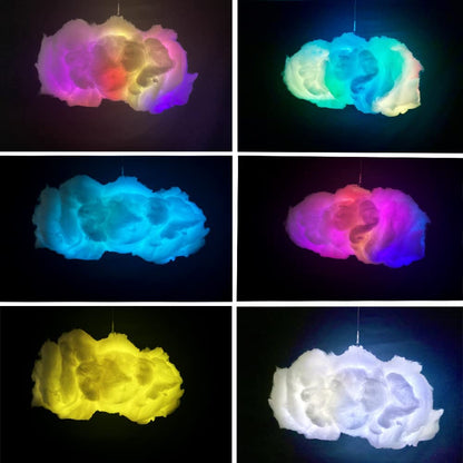 RoyaleGlow Thunder Cloud Lightning Lamp with Remote Control