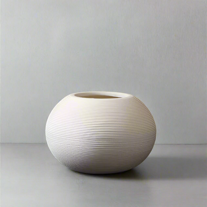 Minimalist Ceramic Vase – Handcrafted Matte Finish Decorative Vase for Modern Home Styling