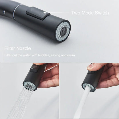 Royallure Touch-Sensor Pull-Out Kitchen Tap – Hands-Free Flow, Swivel Sprayer & Germ-Safe