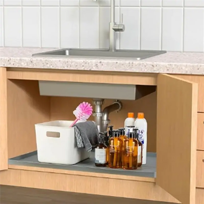 Royallure Under-Sink Waterproof Silicone Mat & Shelf Liner Organizer – Leak-Proof, Oil-Resistant, Multi-Use