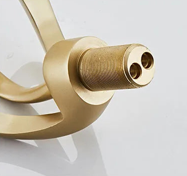 Luxora Modern Brass Bathroom Faucet with Waterfall Spout & Single Handle Hot & Cold