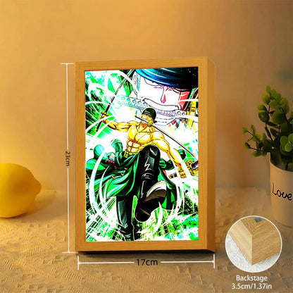 Royallure One Piece LED Night Light – Dimmable Anime Lamp with 3-Color Lighting