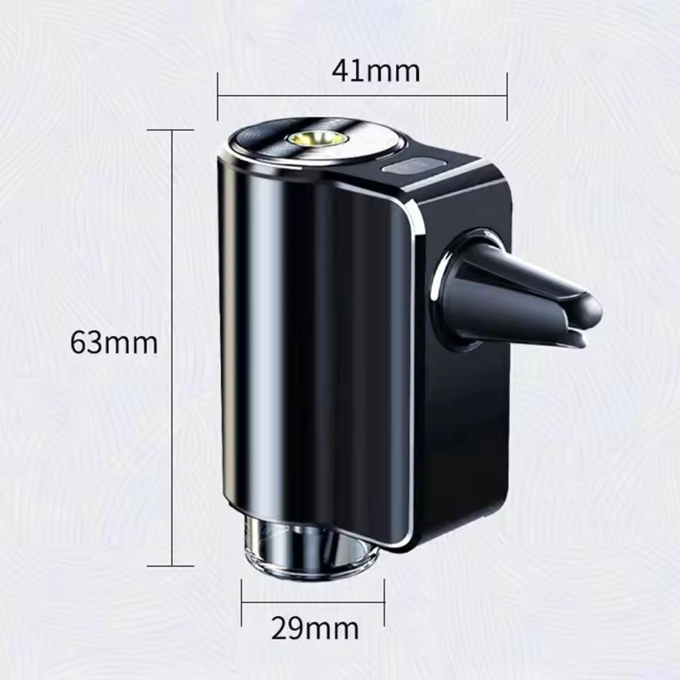 Luxora Car Air Freshener with Adjustable Aroma Diffusion - USB Powered Essential Oil Diffuser