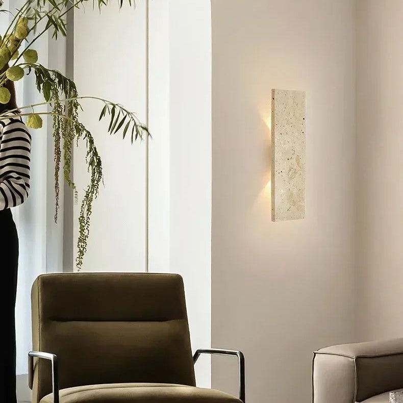 Rayvia Modern LED Outdoor Waterproof Concrete Wall Sconce Strip Light Dimmable Design