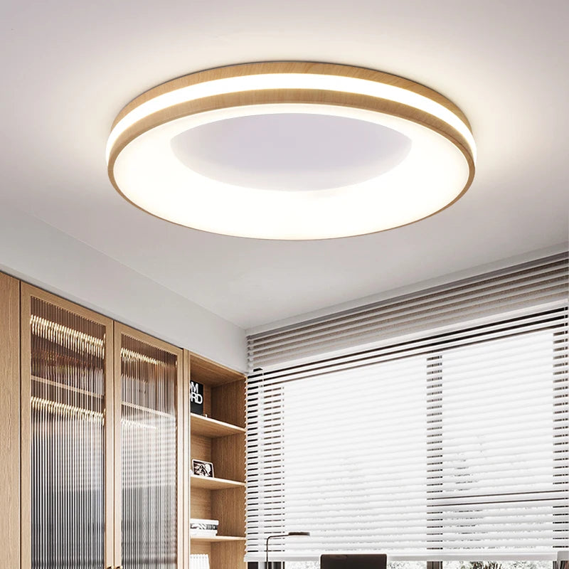 RoyaleGlow Modern LED Flush Mount Ceiling Light for Bedroom, Living Room