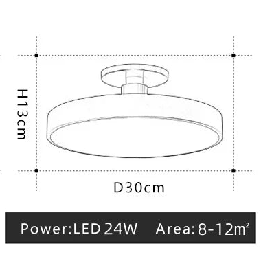 Lumora LED Ceiling Light for Living Room, Bedroom, Study & Balcony with Dimmable Lighting