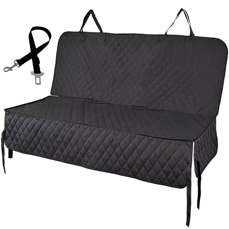 Luxora Waterproof Dog Car Seat Cover - Hammock Style Non-Slip Back Seat Protector
