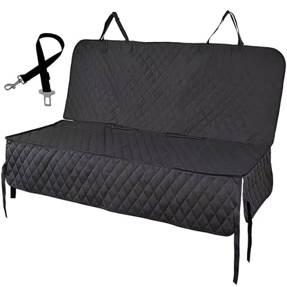 Luxora Waterproof Dog Car Seat Cover - Hammock Style Non-Slip Back Seat Protector