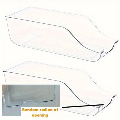 Royelux Soda Cans Storage – Clear Stackable Can Dispenser for Kitchen & Refrigerator