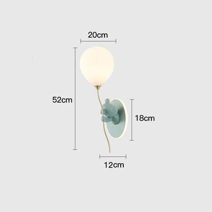 RoyaleGlow Artistic Bear Wall Lamp for Kids Room