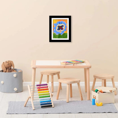 Royallure A4 Wooden Kids Art Frame Changeable Poster Frame for Children’s Drawings