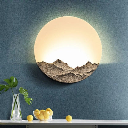 Royallure Sunset Mountain Wall Lamp - Elegant Decor (30CM-60CM)