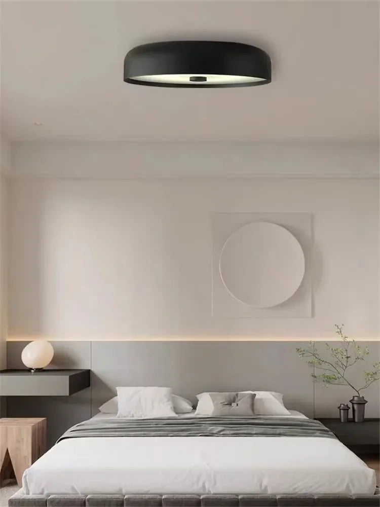Royaleva Wool Retro Ceiling Lamp With Warm LED Light For Living Room And Hallway, Nordic Minimalist Design