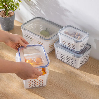 Royallure FreshBox Ultimate Fridge Organizer – Fresh Produce & Space Optimization