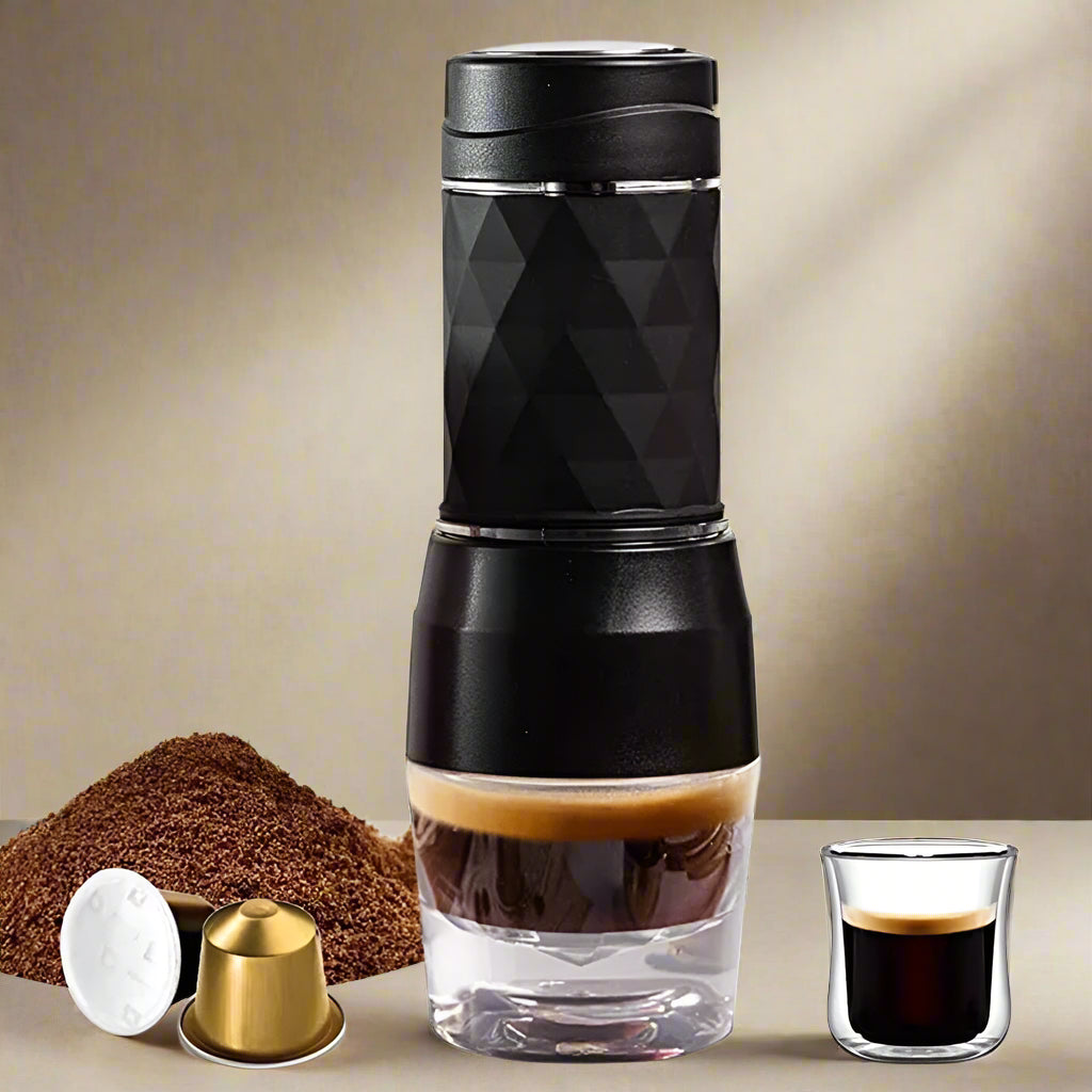 Cafelffe 3-in-1 Portable Coffee Maker – Manual Espresso Brewer for Travel & Outdoor Adventures