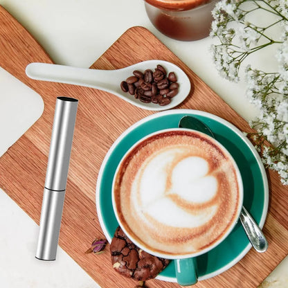 Royallure USB Rechargeable Milk Frother Handheld Coffee Foamer & Drink Mixer
