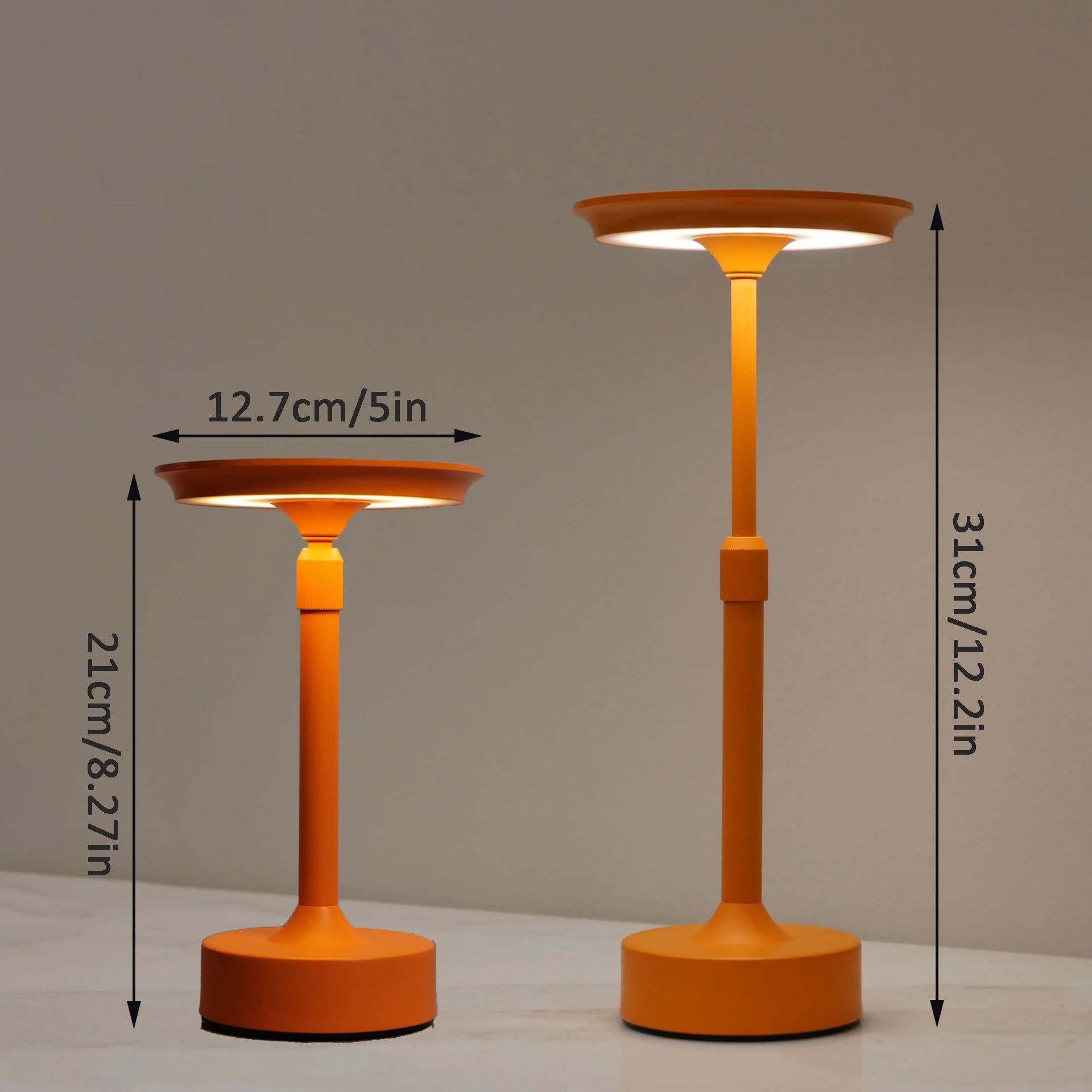 Royelux Cordless LED Table Lamp - Modern Rechargeable Accent Light