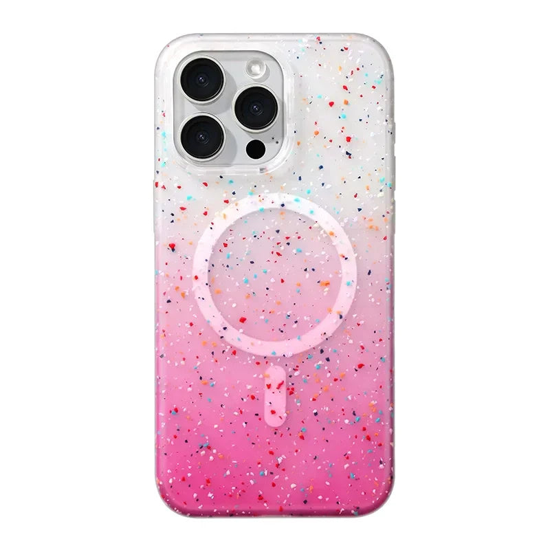 RoyaleGlow Artistic Splash iPhone Case with 360 Protection